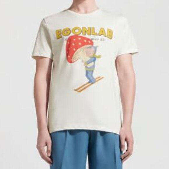 BNWT SS23 EGONLAB "WONDERLAND" PIGGY TSHIRT XS & L - Picture 1 of 13